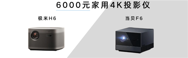 2023年618家用4K投影仪怎么选？极米H6和当贝F6谁更好？(图1)